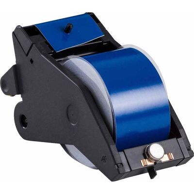 Brady, Etikettenrolle, B-595, Vinyl, Weiss auf Blau, 57mm x 27m, f. LabelizerPlus/Versprinter (57 mm) Brady, Etikettenrolle, B-595, Vinyl, Weiss auf Blau, 57mm x 27m, f. LabelizerPlus/Versprinter (57 mm)