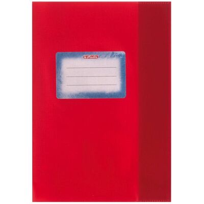 Herlitz, Heft + Block, Heftschoner DIN A5, geprägt (Bast), PP, rot mit aufgeklebtem Beschriftungsetikett (A5) Herlitz, Heft + Block, Heftschoner DIN A5, geprägt (Bast), PP, rot mit aufgeklebtem Beschriftungsetikett (A5)