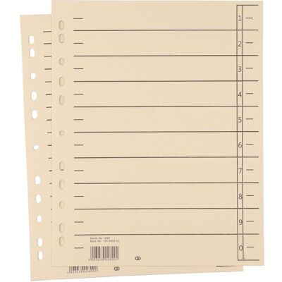 Soennecken, Ordner Zubehör, Trennblatt oeco 1458 A4 230g Karton ch 100St. Soennecken, Ordner Zubehör, Trennblatt oeco 1458 A4 230g Karton ch 100St.