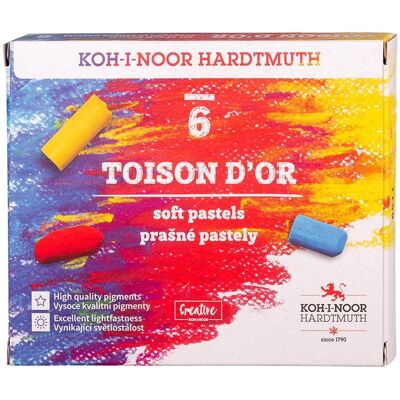 Koh-i-Noor, Malstifte, Künstliches Puderpulver 6 Stück (6x) Koh-i-Noor, Malstifte, Künstliches Puderpulver 6 Stück (6x)