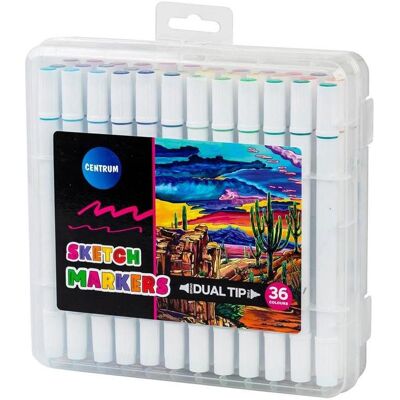 Centrum Marker, TWIN MARKERS 36 stk. etui (36x) Centrum Marker, TWIN MARKERS 36 stk. etui (36x)