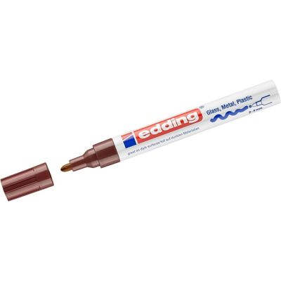 Edding, Marker, Lackmarker 750 Strichstärke: 2-4 mm Schreibfarbe: braun (1x) Edding, Marker, Lackmarker 750 Strichstärke: 2-4 mm Schreibfarbe: braun (1x)