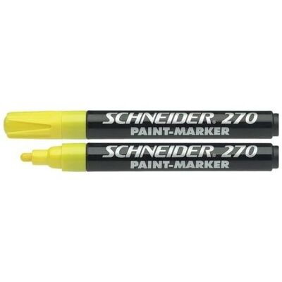 Schneider, Marker, Lackmarker Maxx 270 1-3mm gelb Schneider, Marker, Lackmarker Maxx 270 1-3mm gelb