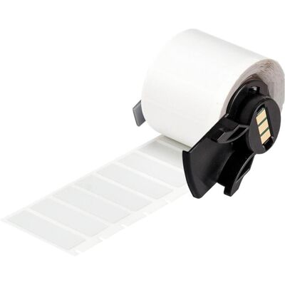 Brady, Etikettenrolle, M6-29-428, metallisierter Polyester, Silber, matt, 38.10 x 12.70 mm, permanent (500 E. ) Brady, Etikettenrolle, M6-29-428, metallisierter Polyester, Silber, matt, 38.10 x 12.70 mm, permanent (500 E. )