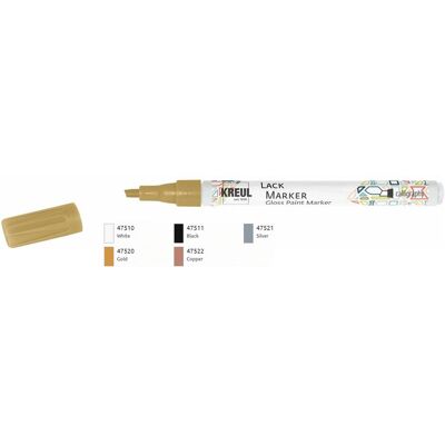 Kreul, Marker, Lackmarker "Gloss Paint Marker", calligraphy, kupfer (1x) Kreul, Marker, Lackmarker "Gloss Paint Marker", calligraphy, kupfer (1x)