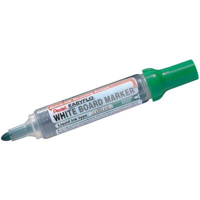 Pentel, Marker, Whiteboard-Marker EASYFLO MW50M, Rundspitze, grn (1x) Pentel, Marker, Whiteboard-Marker EASYFLO MW50M, Rundspitze, grn (1x)