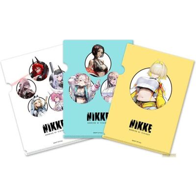 Sakami, Mappe, Goddess of Victory: Nikke Klarsichthüllen 3er-Set (A4, 3x) Sakami, Mappe, Goddess of Victory: Nikke Klarsichthüllen 3er-Set (A4, 3x)