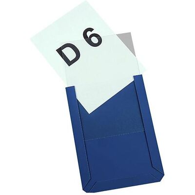 Eichner, Informationsschild, Magnet Sichttasche DIN A6 Blau 114 x 154 mm Eichner, Informationsschild, Magnet Sichttasche DIN A6 Blau 114 x 154 mm