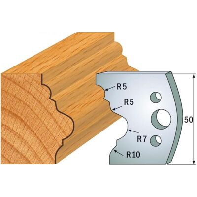 CMT, Cutter, 690.508 Profilmesserpaar Höhe 50 mm Nummer 508 (Ersatzklinge) CMT, Cutter, 690.508 Profilmesserpaar Höhe 50 mm Nummer 508 (Ersatzklinge)