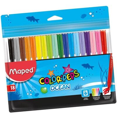 Maped, Malstifte, 845721 (18x) Maped, Malstifte, 845721 (18x)