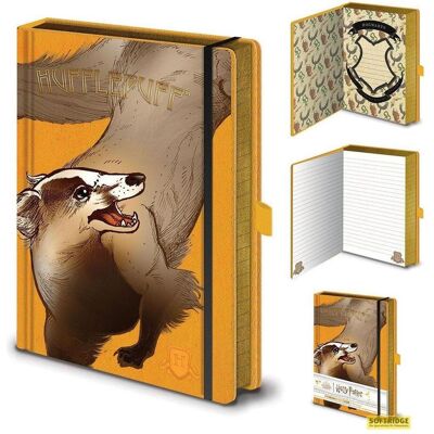 Pyramid Heft + Block, Harry Potter Premium Notizbuch A5 Hufflepuff (A5) Pyramid Heft + Block, Harry Potter Premium Notizbuch A5 Hufflepuff (A5)