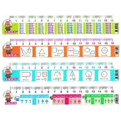 Arda, Lineal, Packung mit 24 Linealen 16cm (16 cm) Arda, Lineal, Packung mit 24 Linealen 16cm (16 cm)
