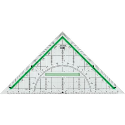M+r, Lineal, Geodreieck "Green Line", Hypotenuse: 230 mm, glasklar (23 cm, Kunststoff) M+r, Lineal, Geodreieck "Green Line", Hypotenuse: 230 mm, glasklar (23 cm, Kunststoff)