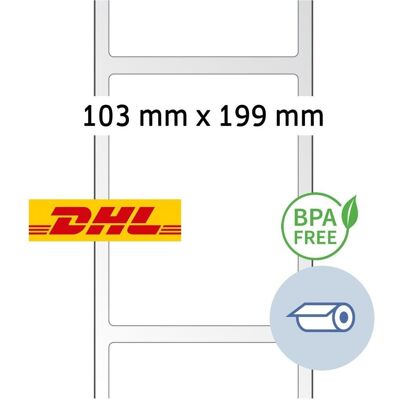 Herma 58301 Thermo Versandetiketten Rolle 199x103mm Herma 58301 Thermo Versandetiketten Rolle 199x103mm