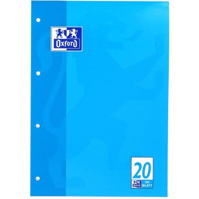 Oxford, Heft + Block, Schulblock, A4, Lineatur 20 (A4, Blanko, Harter Einband) Oxford, Heft + Block, Schulblock, A4, Lineatur 20 (A4, Blanko, Harter Einband)