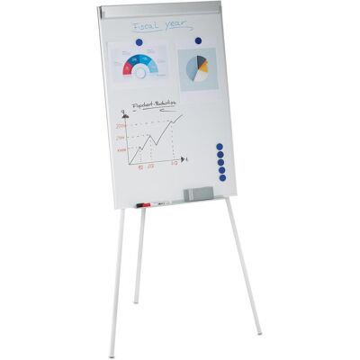 Relaxdays, Präsentationstafel, Flipchart Whiteboard (60 x 90 cm) Relaxdays, Präsentationstafel, Flipchart Whiteboard (60 x 90 cm)