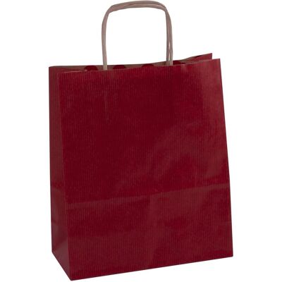 Agipa, Verpackungsmaterial, Papiertragetasche - aus Kraftpapier, klein, rot (1 Stk.) Agipa, Verpackungsmaterial, Papiertragetasche - aus Kraftpapier, klein, rot (1 Stk.)