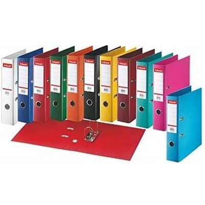 Dymo Ordner, Plastik-Ordner Standard, DIN A4, 50 mm, schwarz Einband innen und aussen mit PP-Folie kaschie (A4, 50 mm, 1 Stk.) Dymo Ordner, Plastik-Ordner Standard, DIN A4, 50 mm, schwarz Einband innen und aussen mit PP-Folie kaschie (A4, 50 mm, 1 Stk.)