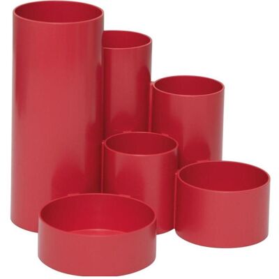 Maul, Trennwand, MAULtubo Recycling 4115625 Stifteköcher Rot Anzahl der Fächer: 6 (15.20 x 12.60 cm) Maul, Trennwand, MAULtubo Recycling 4115625 Stifteköcher Rot Anzahl der Fächer: 6 (15.20 x 12.60 cm)