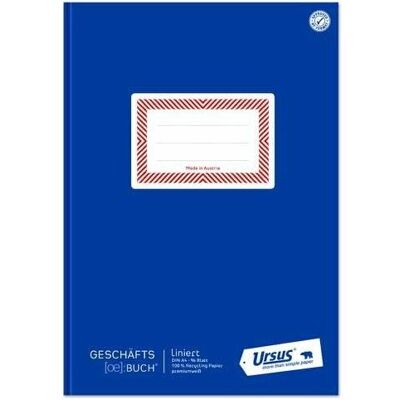 Ursus, Formular, Geschäftsbuch OE DIN A4 liniert, blau Hardcover 192 Seiten (192x) Ursus, Formular, Geschäftsbuch OE DIN A4 liniert, blau Hardcover 192 Seiten (192x)