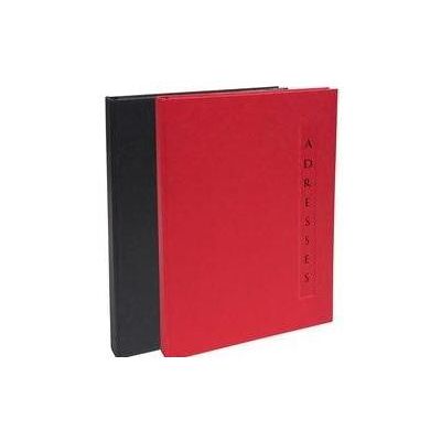 Exacompta, Heft + Block, Adressbuch 18700E Papier, Pappkarton Rot, Schwarz (A5, Liniert, Harter Einband) Exacompta, Heft + Block, Adressbuch 18700E Papier, Pappkarton Rot, Schwarz (A5, Liniert, Harter Einband)
