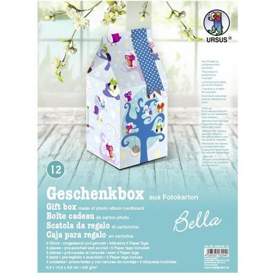 Magni, Geschenkverpackung, Ursus 5080012 - Geschenkbox aus Fotokarton Bella 12, 5 Stück (5x) Magni, Geschenkverpackung, Ursus 5080012 - Geschenkbox aus Fotokarton Bella 12, 5 Stück (5x)