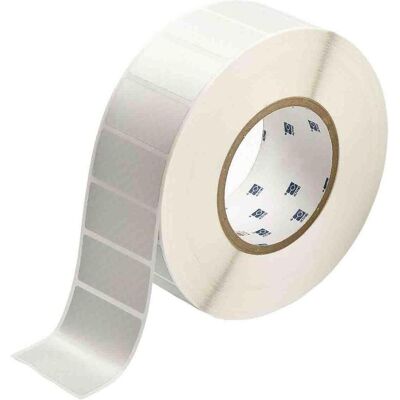 Brady, Etikettenrolle, THT-17-428-3, metallisierter Polyester, 50.80 x 25.40 mm, permanent (3000 E.) Brady, Etikettenrolle, THT-17-428-3, metallisierter Polyester, 50.80 x 25.40 mm, permanent (3000 E.)