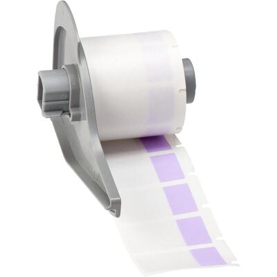 Brady, Etikettenrolle, M7-30-427-PL, selbstlaminierendes Vinyl, Violett/Transparent, matt, 19.05 x 12.70(38.10) mm (46.02 mm) Brady, Etikettenrolle, M7-30-427-PL, selbstlaminierendes Vinyl, Violett/Transparent, matt, 19.05 x 12.70(38.10) mm (46.02 mm)