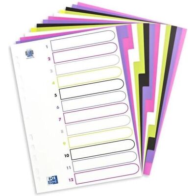 Elba, Ordner Zubehör, Kunststoff-Register myColour Elba, Ordner Zubehör, Kunststoff-Register myColour
