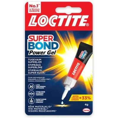 Loctite, Klebstoff, Super Bond Power Gel (4 g) Loctite, Klebstoff, Super Bond Power Gel (4 g)