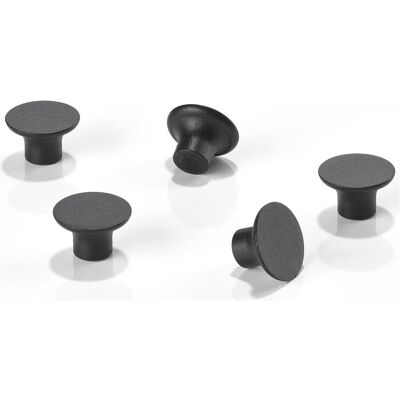 Zone Denmark, Magnet, Haftmagnet aus Aluminium, 5 Stück, Black (5x) Zone Denmark, Magnet, Haftmagnet aus Aluminium, 5 Stück, Black (5x)