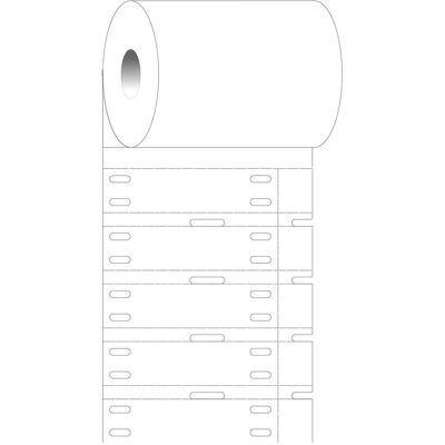 Brady, Etikettenrolle, BPT-7597W-2050, Polyethylen- Anhänger, Weiss, matt, 50.80 x 12.70 mm, speziell beschichtet fü Brady, Etikettenrolle, BPT-7597W-2050, Polyethylen- Anhänger, Weiss, matt, 50.80 x 12.70 mm, speziell beschichtet fü