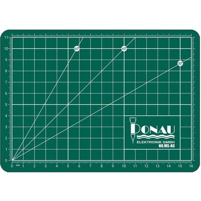 Donau, Unterlage, SCHNEIDEMATTE A6 (178 x 127 x 3 mm) (17.80 x 12.70 cm) Donau, Unterlage, SCHNEIDEMATTE A6 (178 x 127 x 3 mm) (17.80 x 12.70 cm)