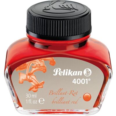 Pelikan Ersatzpatronen + Tintenfass, Tintenglas 4001 (Rot, 1 Stk.) Pelikan Ersatzpatronen + Tintenfass, Tintenglas 4001 (Rot, 1 Stk.)