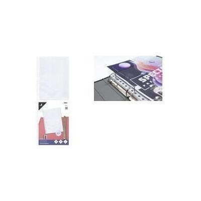 Kangaro, Mappe, Prospekthülle, DIN A4, PP, genarbt, 0,08 mm 23-fach gelocht, oben offen (A4, 100x) Kangaro, Mappe, Prospekthülle, DIN A4, PP, genarbt, 0,08 mm 23-fach gelocht, oben offen (A4, 100x)