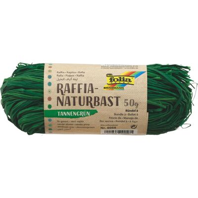 Magni, Geschenkverpackung, Naturbast Raffia 50g tannengrün (1x) Magni, Geschenkverpackung, Naturbast Raffia 50g tannengrün (1x)