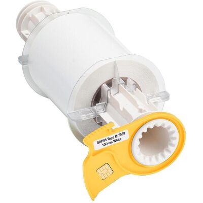 Brady, Etikettenrolle, B85-100x15-7569WT, Standard Vinyl, Weiss, glänzend, 100.00 mm x 15.00 m, permanent, f. BBP85 (107.95 mm) Brady, Etikettenrolle, B85-100x15-7569WT, Standard Vinyl, Weiss, glänzend, 100.00 mm x 15.00 m, permanent, f. BBP85 (107.95 mm)