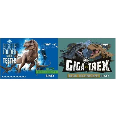 Teka, Heft + Block, Jurassic Park weisser Zeichenblock im A4/10K-Format (A4, Blanko) Teka, Heft + Block, Jurassic Park weisser Zeichenblock im A4/10K-Format (A4, Blanko)