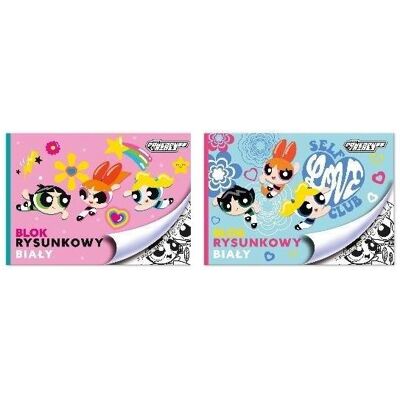 Teka, Heft + Block, Weisser Zeichenblock A4/20K Powerpuff Girls Mix (A4, Blanko) Teka, Heft + Block, Weisser Zeichenblock A4/20K Powerpuff Girls Mix (A4, Blanko)