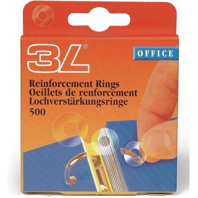 3L, Heft + Block, Locher transparent - (Schachtel mit 500 Stk.) 3L, Heft + Block, Locher transparent - (Schachtel mit 500 Stk.)