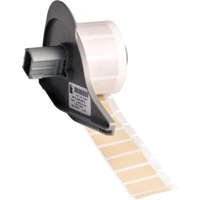 Brady, Etikettenrolle, M7-17-724, Polyimid, Beige, matt, 25.40 x 12.70 mm, permanent (500 E.) (33.32 mm) Brady, Etikettenrolle, M7-17-724, Polyimid, Beige, matt, 25.40 x 12.70 mm, permanent (500 E.) (33.32 mm)