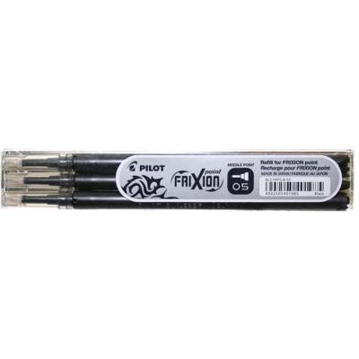 Pilot, Ersatzpatronen + Tintenfass, Nachfüllminen für FriXion Ball und Clicker Tintenrollen (Dunkelblau, 0.50 mm, 3 Stk.) Pilot, Ersatzpatronen + Tintenfass, Nachfüllminen für FriXion Ball und Clicker Tintenrollen (Dunkelblau, 0.50 mm, 3 Stk.)