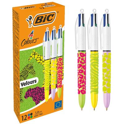 Bic, Schreibstifte, Stift 4 Farben Veloursmischung (12x) Bic, Schreibstifte, Stift 4 Farben Veloursmischung (12x)