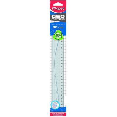Maped, Lineal, Lineal Geometric (30 cm, Kunststoff) Maped, Lineal, Lineal Geometric (30 cm, Kunststoff)