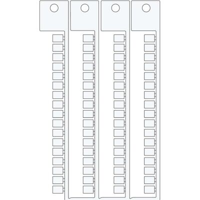Brady, Etiketten, TERMINAL BLOCK TAGSSIEMENS 5 7, Klemmblock-Kennzeichnung, SI, 5 x 7 (1020 Anhänger) Brady, Etiketten, TERMINAL BLOCK TAGSSIEMENS 5 7, Klemmblock-Kennzeichnung, SI, 5 x 7 (1020 Anhänger)