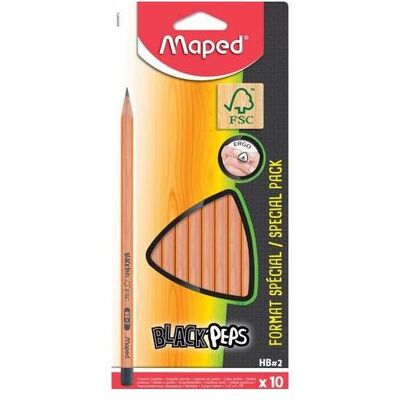 Maped, Bleistift, Bleistift 850046FC Gelb HB (HB, 10x) Maped, Bleistift, Bleistift 850046FC Gelb HB (HB, 10x)