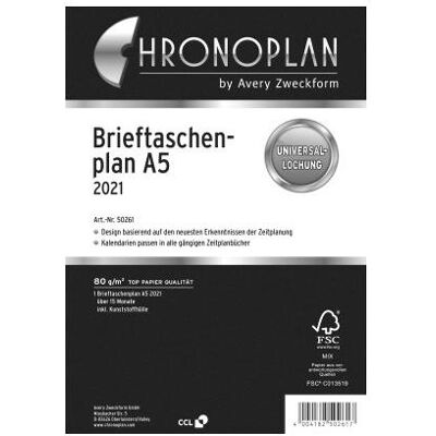 Chronoplan, Agenda, CHRONOPLA Brieftaschenplaner 2021 50261Z.21 15 Monate, 6M/1S (A5, 1 Monat / 1 Seite) Chronoplan, Agenda, CHRONOPLA Brieftaschenplaner 2021 50261Z.21 15 Monate, 6M/1S (A5, 1 Monat / 1 Seite)
