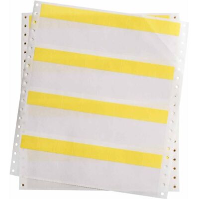 Brady, Etikettenrolle, DAT-37-292-YL, selbstlaminerendes Vinyl, Gelb/Transparent, matt, 25,4 x 19,05(57,15)mm, perm (25.40 mm) Brady, Etikettenrolle, DAT-37-292-YL, selbstlaminerendes Vinyl, Gelb/Transparent, matt, 25,4 x 19,05(57,15)mm, perm (25.40 mm)