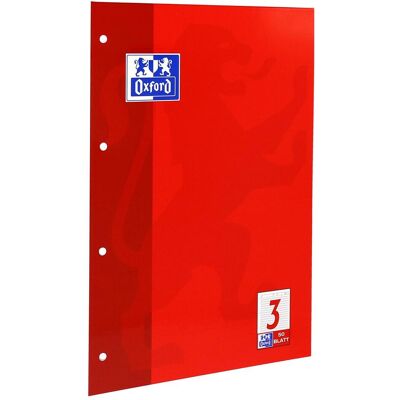 Oxford, Heft + Block, Arbeitsblätterblock, A4, Lineatur 3 (A4, Harter Einband) Oxford, Heft + Block, Arbeitsblätterblock, A4, Lineatur 3 (A4, Harter Einband)