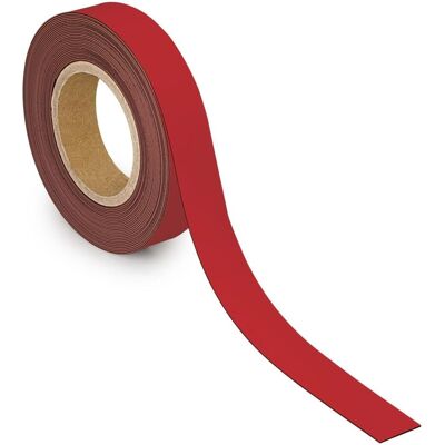 Maul, Magnet, Magnetband, 30 mm x 10 m, Dicke: 1 mm, rot beschriftbares Kennzeichnungsband, Non-Permanent-Ma (10x) Maul, Magnet, Magnetband, 30 mm x 10 m, Dicke: 1 mm, rot beschriftbares Kennzeichnungsband, Non-Permanent-Ma (10x)